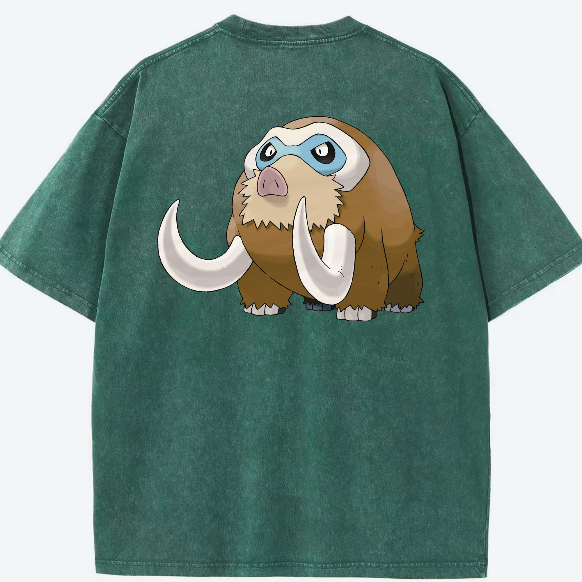 （画像用） ポケットモンスター Pokémon 綿100% ヴィンテージ風 半袖Tシャツ（背面プリント）